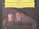 Pierre FOURNIER / FONDA - CHOPIN FRANCK-  2 Sonatas - STEREO - DGG 2530 141 / Nm
