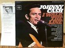 JOHNNY CASH - I WALK THE LINE  1964 JAPAN THIN SLEEVE LP  YS-414-C