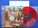 BEATLES Sgt Peppers Lonely Hearts?JAPAN RED-VINYL? MONO 1982 OBI INSERT NM/NM-
