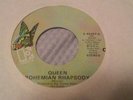 QUEEN 45 -- BOHEMIAN RHAPSODY / Freddie Mercury - Elektra E-45297 1975
