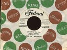 LITTLE JOE WASHINGTON She's Mine on Federal Promo R&B Rocker 45 Hear