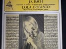 LOLA BOBESCO ' J.S BACH. VIOLIN CONCERTO NO.1, NO.2 ' DUCHESNE 1ST PRESS