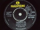 The BEATLES Hits EP RARE 1st Issue Labels (No Recording First Published) 1963