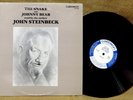 SPOKEN WORD LP: THE SNAKE / JOHNNY BEAR,  READ BY AUTHOR JOHN STEINBECK TC 1750