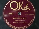 MILLER & LYLES The Fight/Sam & Steve OKEH 40186 pre-war COMEDY/SPOKEN V+ 10