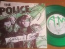 THE POLICE message in a bottle*landlord 1979 UK A&M GREEN VINYL PS 45