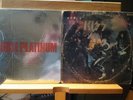 Kiss vinyl records double platinum and kiss alive 4 lps