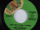Crossover Soul Jazz 45 LOREZ ALEXANDRIA I Don't Want To Hear It PZAZZ promo HEAR