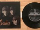 RARE FRENCH THE BEATLES LP ODEON OSX 222 LES BEATLES ON EP SIZE BLUE LABEL