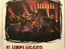 NIRVANA MTV UNPLUGGED  PLAYED ONCE TO RECORD, NEAR MINT COVER AND RECORD