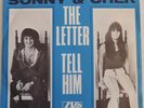 Sonny & Cher - The Letter - 1965 - Italy - 45 RPM - RARE Picture Sleeve -  VG+