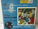 Grieg/Liszt Concertos for Piano, 1950 RCA Victor 33 1/3 LP record