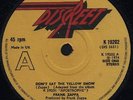 FRANK ZAPPA: Don't Eat The Yellow Snow (´74 / scarce orig. U.K. DISCREET 7