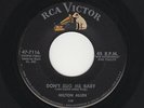 '57 TwinSpin Rockabilly MILTON ALLEN Don't Bug Me Baby/Jamboree RCA VG+ HEARBOTH