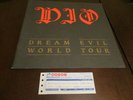 DIO - DREAM EVIL - WORLD TOUR - PROGRAMME - RAINBOW - BLACK SABBATH - TICKET