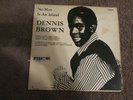 DENNIS BROWN - NO MAN IS AN ISLAND.STUDIO ONE SILK SCREEN COVER JAMAICAN PRESS