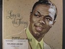 NAT KING COLE: Love Is The Thing LP (Mono slate blue label re, library toc, pun