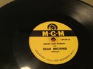 HANK WILLIAMS & AUDREY: Dear Brother / Lost On The River, MGM Records, 78 rpm