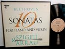 Beethoven Complete 10 Sonatas for Piano & Violin Szigeti Arrau box set 4 lps