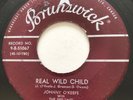 ROCKABILLY Johnny O'Keefe REAL WILD CHILD Brunswick 45 rare Canadian pressing