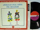 Rare Children's Folk LP & Insert- V/A- American Folk Songs For Children-Atlantic