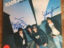 RAMONES-Leave Home LP FULLY AUTOGRAPHED CIRCA 1979 CARBONA NOT GLUE