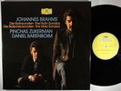 ZUKERMAN, BARENBOIM Brahms Violin, Viola Sonatas DGG 3 LPs STEREO