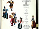 Columbia SAXF 798 ROSSINI 6 Overtures KARAJAN P.O. 1Ed French  LP dowel spine