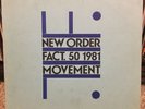 New Order - Movement - LP FACT 50 UK Press A2 Pressing 1981