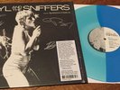 AMYL AND THE SNIFFERS:Big Attraction/Giddy Up.RARE Aussie Blue VINYL LP-SIGNED