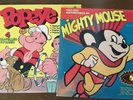 Popeye & Mighty Mouse Children's 33-1/3 RPM Vinyl  - 1980 Peter Pan Records