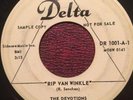 DOO WOP 45 rpm DEVOTIONS Delta 1001  DJ Rip Van Winkle/For Sentimental Reasons