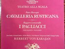 DGG 139 205-7 Cavalleria Rusticana I Paglacci La Scala - Karajan 3x LP NM/VG+