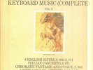 LP Bach / Martin Galling Keyboard Music (Complete) Vol. V HARDCOVER BOX VOX
