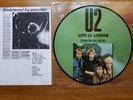 U2 - Live In London Lyceum 20/12/81 - rare ltd edition picture disc 12