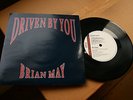 BRIAN MAY (Queen)-Driven By You-UK ’91 (RDJ 6304) ‘No stars’ P/S 7” DJ promo NM