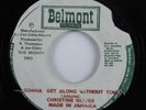 Reggae 45 CHRISTINE OLIVER Gonna Get Along Without You BELMONT VG+ HEAR