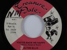 Reggae 45 ALTON ELLIS You've Made Me Happy TREASURE ISLE HEAR