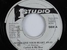 Reggae 45 CARLTON & HIS SHOE Never Give Your Heart Away STUDIO ONE HEAR
