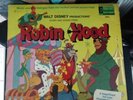 ROBIN HOOD - STORY & SONGS - CHILDREN'S 1973 DISNEY LP RECORD w/PICTURE PAGES
