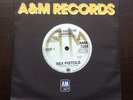 Sex Pistols God Save The Queen A&M ... white vinyl repro punk