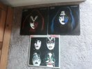 3 x KISS lp records Dynasty / Gene Simmons / Ace Frehley