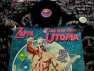 1983 FRANK ZAPPA W/ STEVE VAI MAN FROM UTOPIA RECORD STORE USA PROMO LP + POSTER