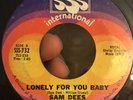 SAM DEES - i need you girl / lonely for you baby - sss 732 - RARE NORTHERN SOUL