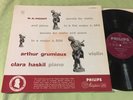 CLARA HASKIL / GRUMIAUX Mozart: sonata for violin LP Hol PHILIPS  A 00338 L