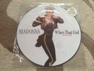 Madonna who's that girl. 1987 Limited Edition Picture Disc