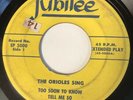 The Orioles Sing 45 EP VERY RARE Jubilee Lbl.