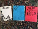 LET'S TALK LET'S ACTIVE FANZINE #1 #2 #3  1985 new wave magazine RARE PUNK oop