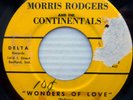 MORRIS RODGERS & THE CONTINENTALS doowop 45 original WONDERS OF LOVE the LEG D56