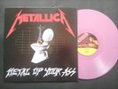 Metallica metal up your ass rare pink colour vinyl lp ride kill master black